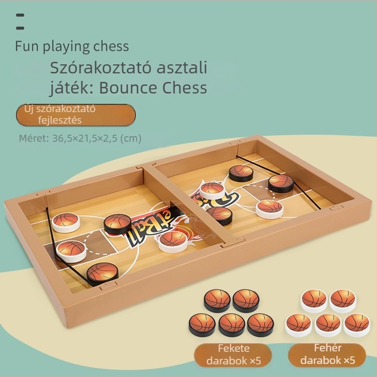 Kétfős asztali katapultás társasjáték – oktató jellegű, műanyagból, 4–35 éveseknek