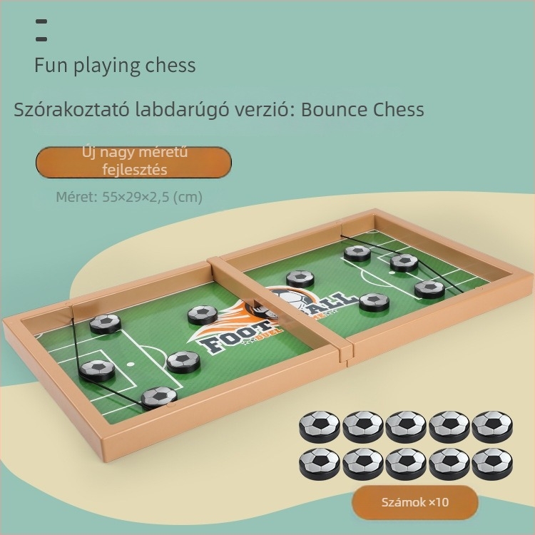 Kétfős asztali katapultás társasjáték – oktató jellegű, műanyagból, 4–35 éveseknek