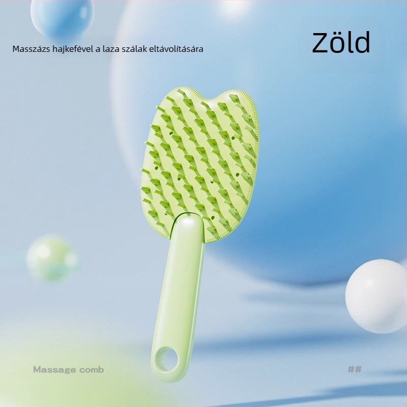 Macska- és kutyaápoló kefés masszírozó eszköz – szőrszálak eltávolítása, kettős használat, anyagok: szilikon/PP