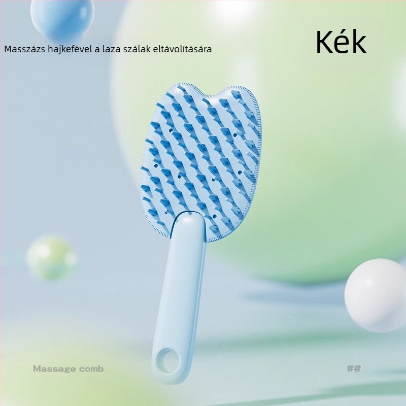 Macska- és kutyaápoló kefés masszírozó eszköz – szőrszálak eltávolítása, kettős használat, anyagok: szilikon/PP