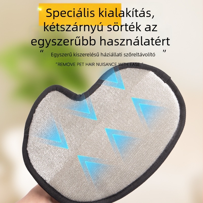 Állati szőr eltávolító kesztyű – anyagok: hálózati szövet és kefés szövet; Márka: Cute to all living beings; Importálva: Nem