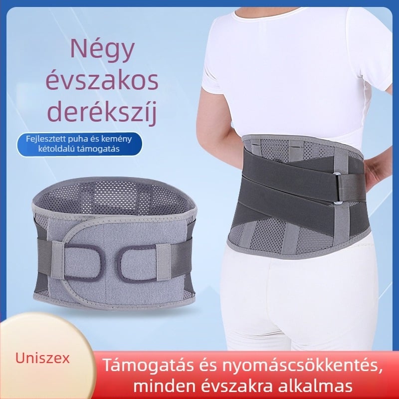 Ágyéki védőöv, poliészter, univerzális, jóga