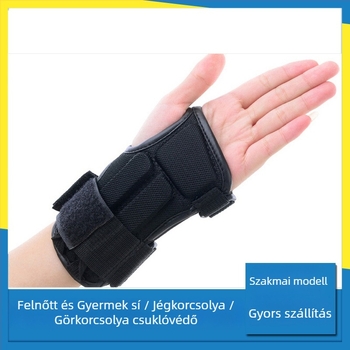 Sí csukló- és tenyérvédők gyerekeknek, anyaga: szivacs, egysíkú és kétsíkú deszkás sportokra, márka Boss