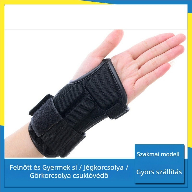 Sí csukló- és tenyérvédők gyerekeknek, anyaga: szivacs, egysíkú és kétsíkú deszkás sportokra, márka Boss