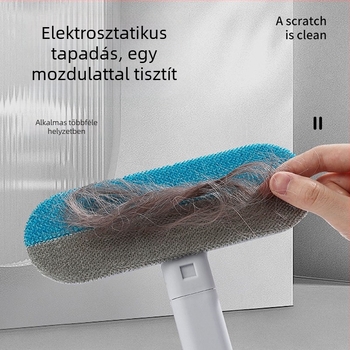 Kisállat-szőr eltávolító kefe rövidszőrű macskáknak – ívelt fejű kefe a szőnyegek, kanapék és ágyak tisztításához