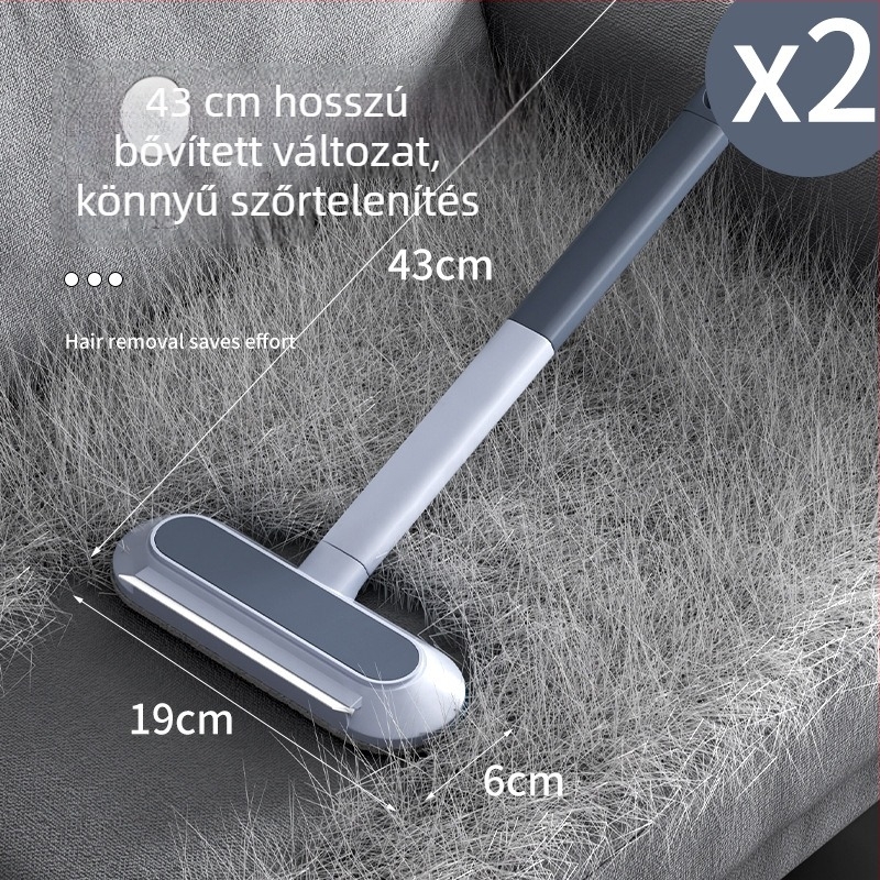 Kisállat-szőr eltávolító kefe rövidszőrű macskáknak – ívelt fejű kefe a szőnyegek, kanapék és ágyak tisztításához