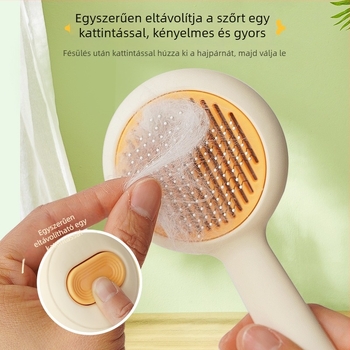 Hawoo/Haowo macska- és kutya ápoló keféje, PP anyag, általános használat