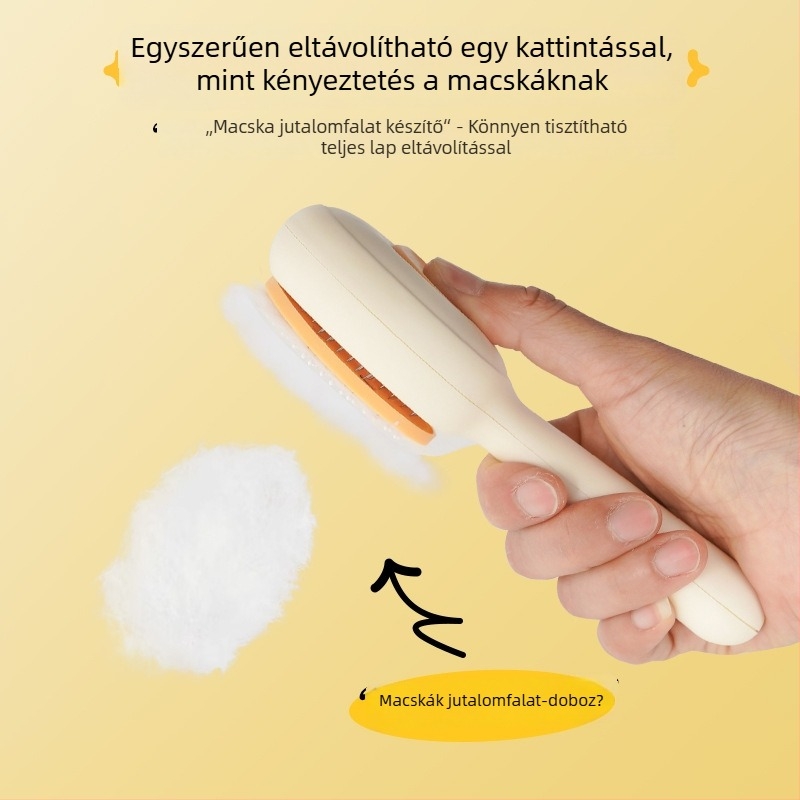 Hawoo/Haowo macska- és kutya ápoló keféje, PP anyag, általános használat