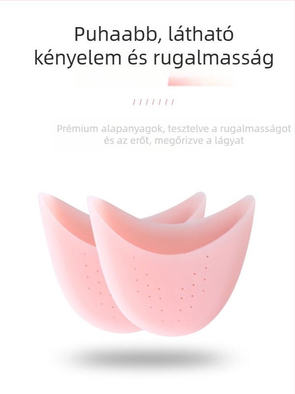 Szilikon balett-lábujjvédő borítás dupla oldalú szellőzőnyílásokkal és védelmi funkcióval