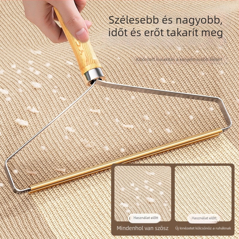 Kézi haj-eltávolító eszköz ruhák és háziállatok szőrének eltávolítására – műanyag, 2024 őszön debütál, modern minimál dizájn, haj eltávolítás