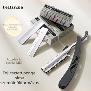 Feilinka szemöldöknyíró készlet – rozsdamentes acélból készült eszköz, általános használatra