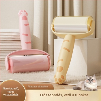 Ragasztós szőrtelenítő roller kézzel téphető dizájnnal — Anyag: Műanyag; Termékkód: Hair Removal Tool; Kategória: Adhesive Hair Removal Roller; Importált: Nem