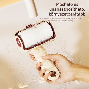 Szöszmentesítő görgő – Mosható, erős ragasztóval, műanyag felépítés, 2025-ös bevezetés, könnyed luxus stílus