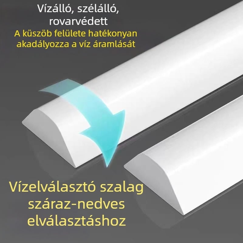 Shunxun PVC fürdőszobai küszöb profil — vízálló és hangszigetelő szalag fürdőszobához és mosogatóhoz, extrudált, telepítés nyomással