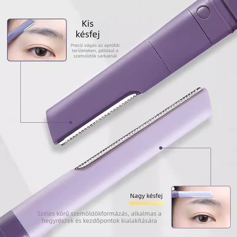 Amortals Szemöldök-trimmel – műanyag, biztonságos kialakítás, férfiak és nők számára, kezdő készlet