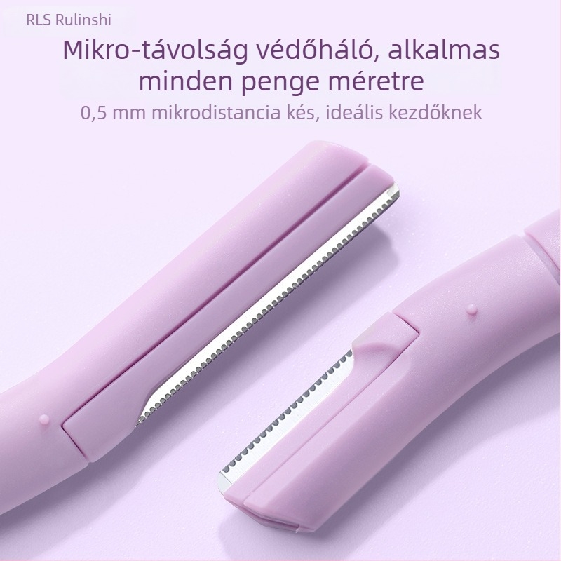 Öt részes szemöldök eszköz készlet rozsdamentes acélból: szemöldök vágó kés, szemöldökoll, szemöldök klip