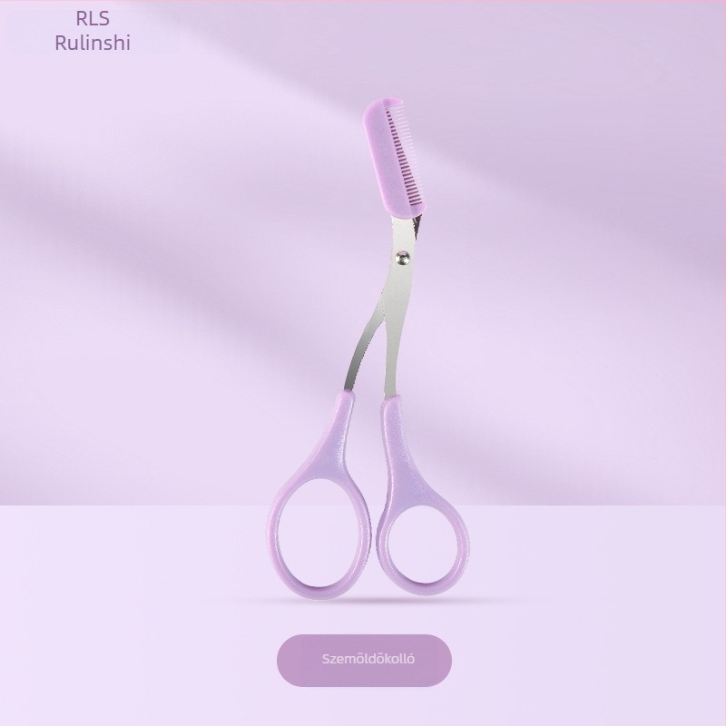 Öt részes szemöldök eszköz készlet rozsdamentes acélból: szemöldök vágó kés, szemöldökoll, szemöldök klip