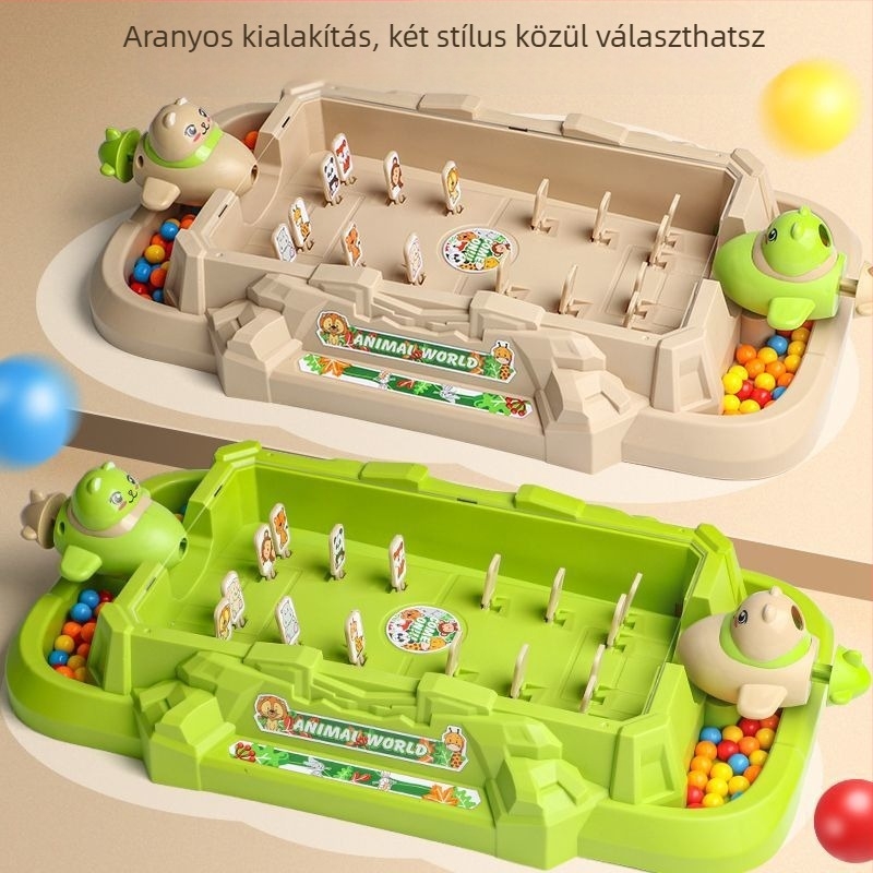 Oktatási célú pinball játék gyerekeknek — két játékos mód, műanyag kivitel, fejleszti a kéz-szem koordinációt és a szülő-gyermek interakciót, 4–6 éveseknek és a felett