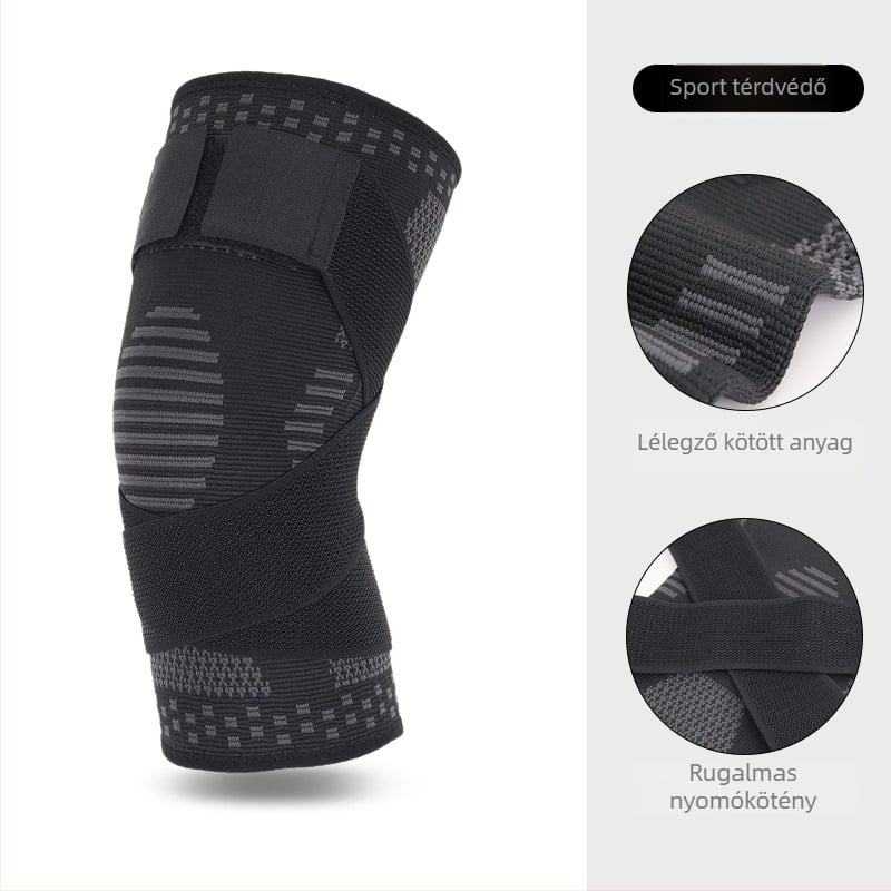 Térdvédő védőfelszerelés, poliészter rost, 95 g, felnőtt