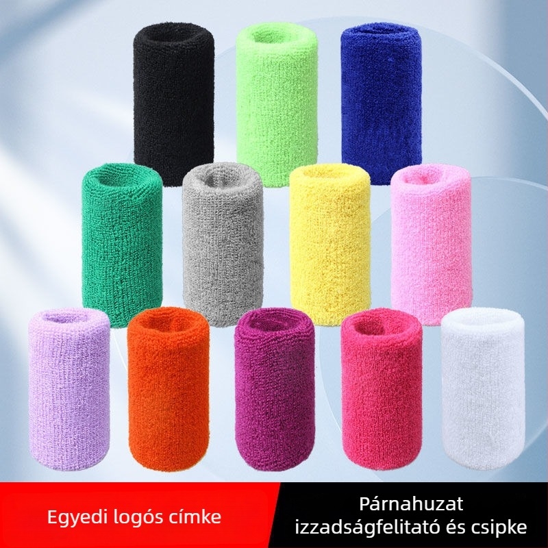 Fitnesz csuklópánt - poliészter, univerzális illesztés, alkalmas futballhoz, csuklóvédelem