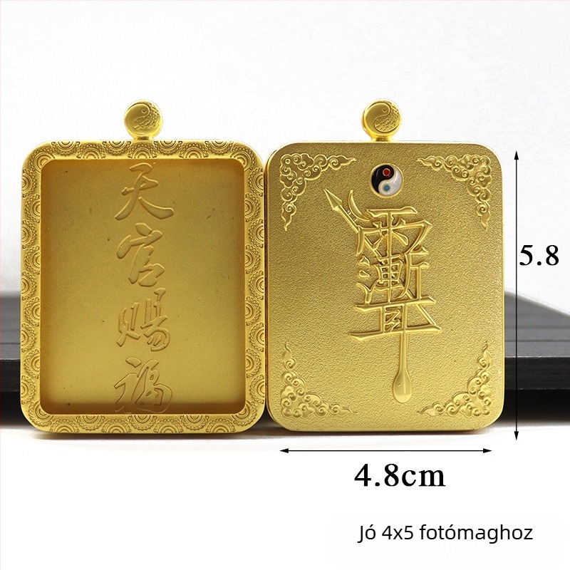 Ötvözetből készült nyaklánc, szokatlan forma, elektroplakálás, etnikus stílus