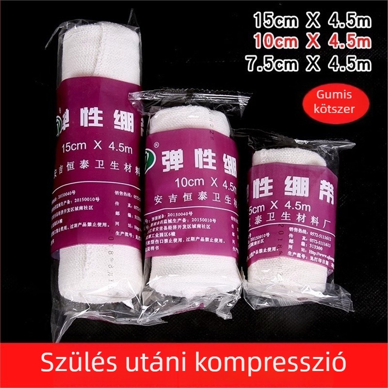 Textil elasztikus kötszer tekercs sporthoz – Hengtai márka, alkalmas kosárlabdára és sportvédő felszereléshez