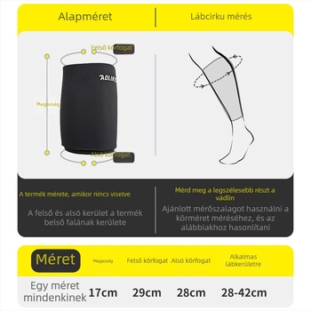 Gél vádliját kompressziós pánt – kettős meleg/hideg kompresszió, újrahasználható, szilárd gél, futáshoz, edzéshez és masszázshoz