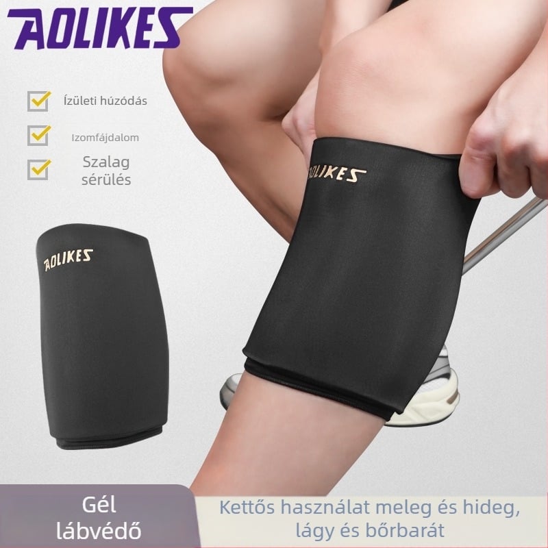 Gél vádliját kompressziós pánt – kettős meleg/hideg kompresszió, újrahasználható, szilárd gél, futáshoz, edzéshez és masszázshoz
