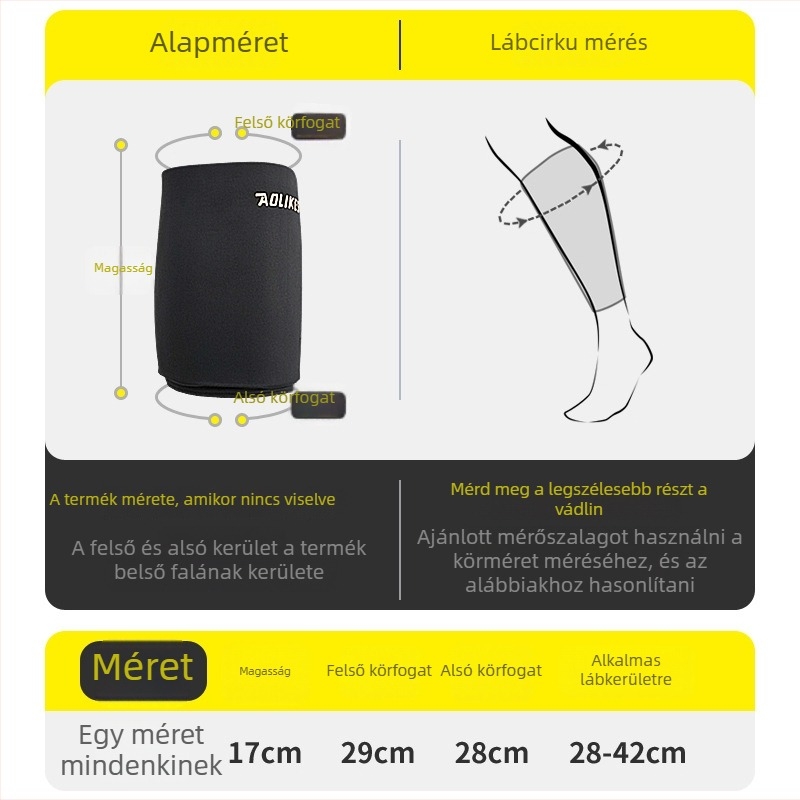 Gél vádliját kompressziós pánt – kettős meleg/hideg kompresszió, újrahasználható, szilárd gél, futáshoz, edzéshez és masszázshoz