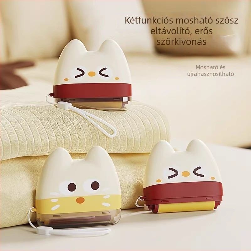 Zhongmu Mosható háziállat szőrszál-eltávolító eszköz, ABS test, ívelt fésűfej, kis testű kutyáknak