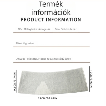 Bokaarortézis őszi–téli időszakra, négyszögletes elasztikus, lélegző bambusz-szén anyag, poliészter rost, futáshoz és futballhoz, bokavédelmi és rándulás stabilizálás