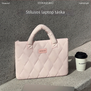 Laptop tok — ultrakönnyű, ütésálló, kompakt tároláshoz; külső nylon, belső poliészter bélés; városi minimalista stílus.