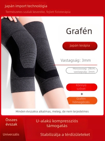 Időseknek szánt térdszalag – melegítő, lélegző anyag, négy évszakos használat