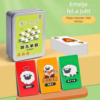 Birka témájú gyerekeknek szánt kártyás társasjáték — papírtártyák, támogatja a szülő-gyermek interakciót, fejleszti az érzelmeket, a látást és a kognitív készségeket, 4–6 éveseknek.