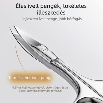 Szemöldök- és orrszőr vágó – rozsdamentes acél, vízálló, korrózióálló, szalon használatra, Bodybuilding Research