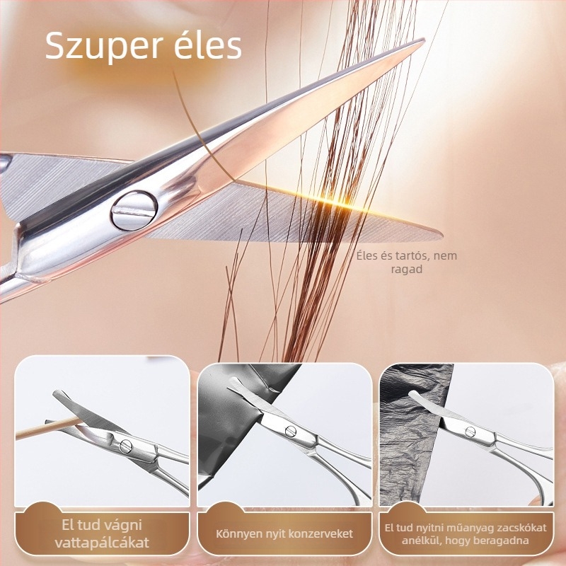 Szemöldök- és orrszőr vágó – rozsdamentes acél, vízálló, korrózióálló, szalon használatra, Bodybuilding Research