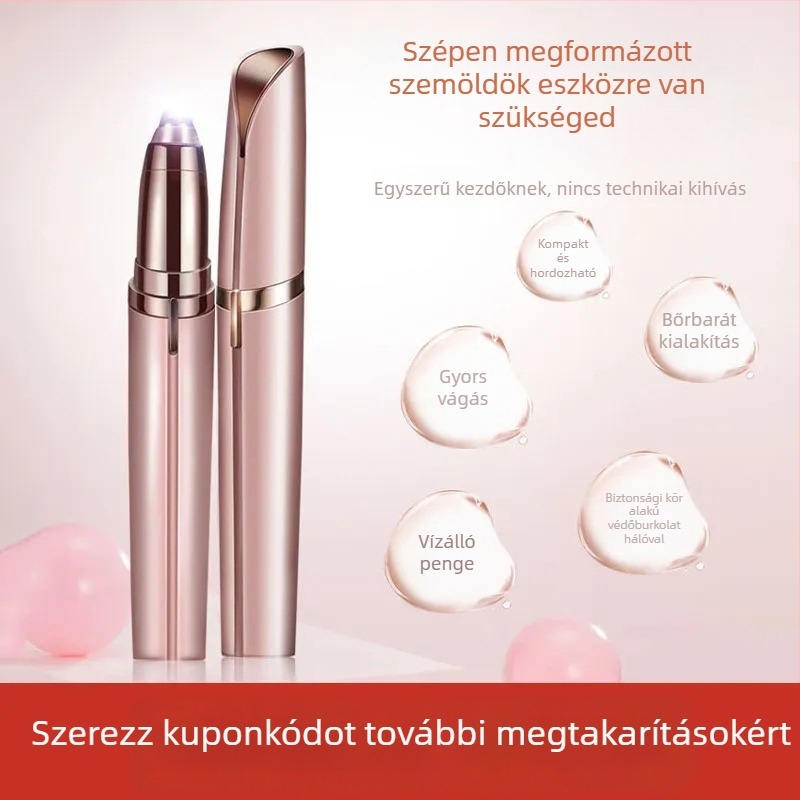 Elektronikus szemöldökformázó eszköz, USB-tápellátás, 75 g súly, háztartási használatra