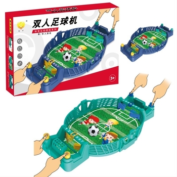 Asztali foci játék gyerekeknek, műanyag, kétfős interaktivitás, 4-6 évesek