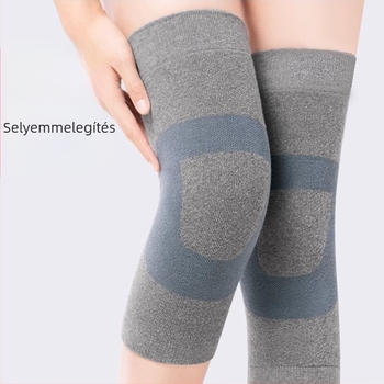 H&Y Selyem térdvédő Loop dizájn – Meleg, vastag védelem felnőtteknek, 2025 tavasz, anyagok: bambuszrost, selyem, spandex, nylon