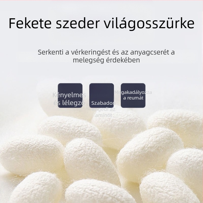 H&Y Selyem térdvédő Loop dizájn – Meleg, vastag védelem felnőtteknek, 2025 tavasz, anyagok: bambuszrost, selyem, spandex, nylon