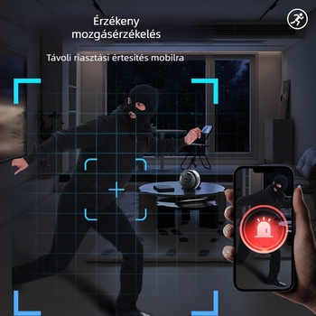 A13 Vezeték nélküli otthoni kamera 1080P HD IR éjjellátóval – Állatmonitor, TF-kártya tárolás, 4–5 órás üzemidő