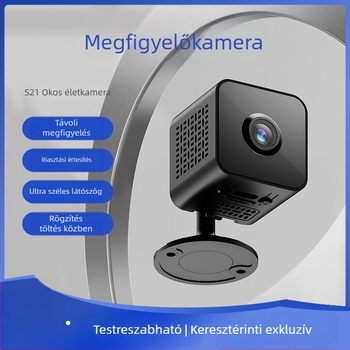 Vezeték nélküli WiFi megfigyelő kamera otthonra és háziállatok felügyeletére, távoli hozzáférés okostelefonnal, 1080P, éjjellátás, PIR mozgásérzékelés, beltéri/kültéri használat