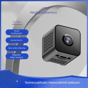 Vezeték nélküli WiFi megfigyelő kamera otthonra és háziállatok felügyeletére, távoli hozzáférés okostelefonnal, 1080P, éjjellátás, PIR mozgásérzékelés, beltéri/kültéri használat