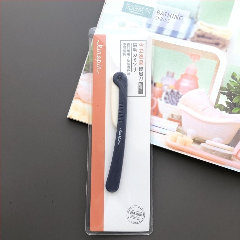 Szemöldök vágó kés – csúszásmentes, összecsukható kialakítás, rozsdamentes acél, éles heg, Márka: KINEPIN/Today’s Escape, Eredet: Guangzhou