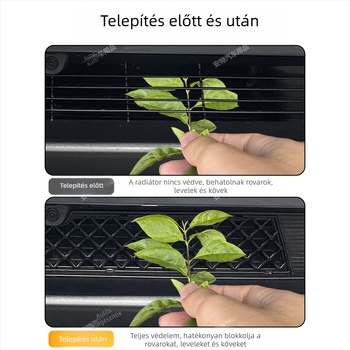 Antike ABS belső autó matricák Tesla Model 3/Y – új verzió, rovarmentes háló, víztartály védő háló, porvédő háló