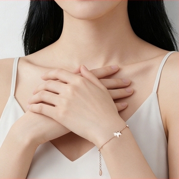 OHOOU Női ló-zodiákus karkötő – ötvözet, elektroplakolás, eredeti dizájn, állat/zodiákus forma, kézre viselhető ékszer