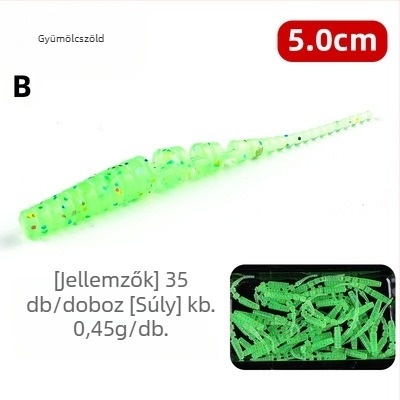 Bear King Puha csali tűs farkú – mesterséges csali bass, tilápia és sunfish számára