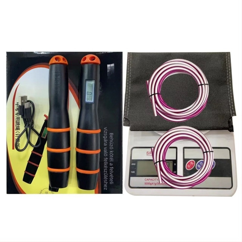 Ugrókötél számlálóval – PVC anyag; általános felhasználás; nem gyerekeknek készült