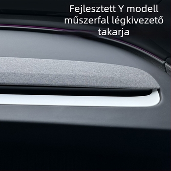 Tesla Model Y központi panel dekoratív matricái | Légventil védő panel | Anyag: műanyag | Modell: 01 | Márka: LUBIAO