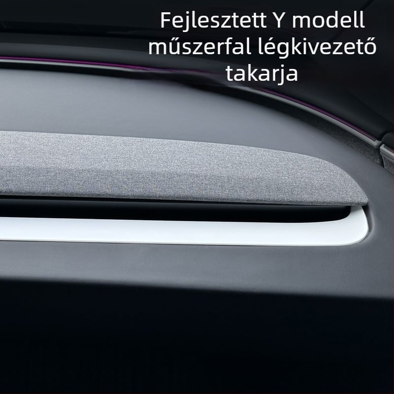 Tesla Model Y központi panel dekoratív matricái | Légventil védő panel | Anyag: műanyag | Modell: 01 | Márka: LUBIAO